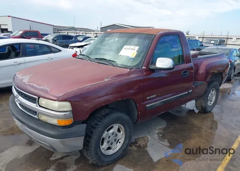 2002 Chevrolet Silverado 1500 Ls из США, поврежденный, VIN 1GCEK14V02Z331249